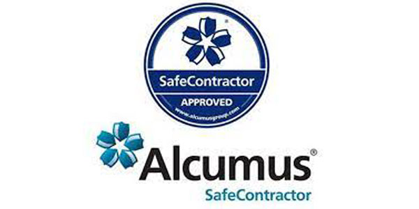 Alcumus Safe Contractor Approved logo accredited to Truecut Diamond Drilling Ltd