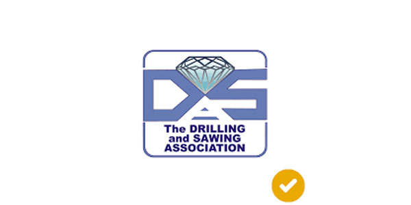 The Drilling & Sawing Association logo accredited to Truecut Diamond Drilling Ltd