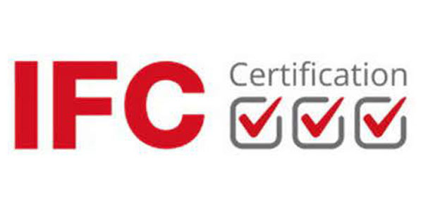 IFC Certification Ltd logo accredited to Truecut Diamond Drilling Ltd